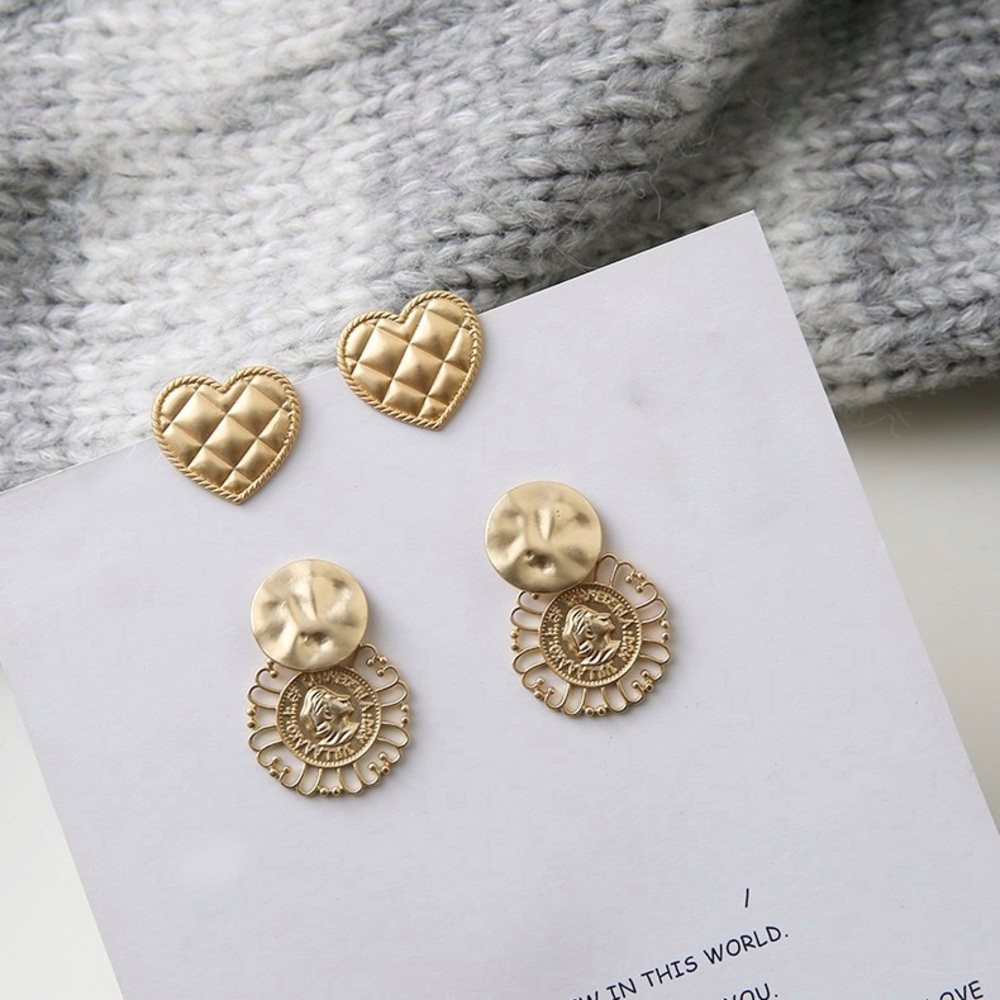 Chic Roman Empire coin Earrings